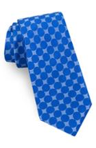 Men's Ted Baker London Geometric Circle Silk Tie, Size - Blue