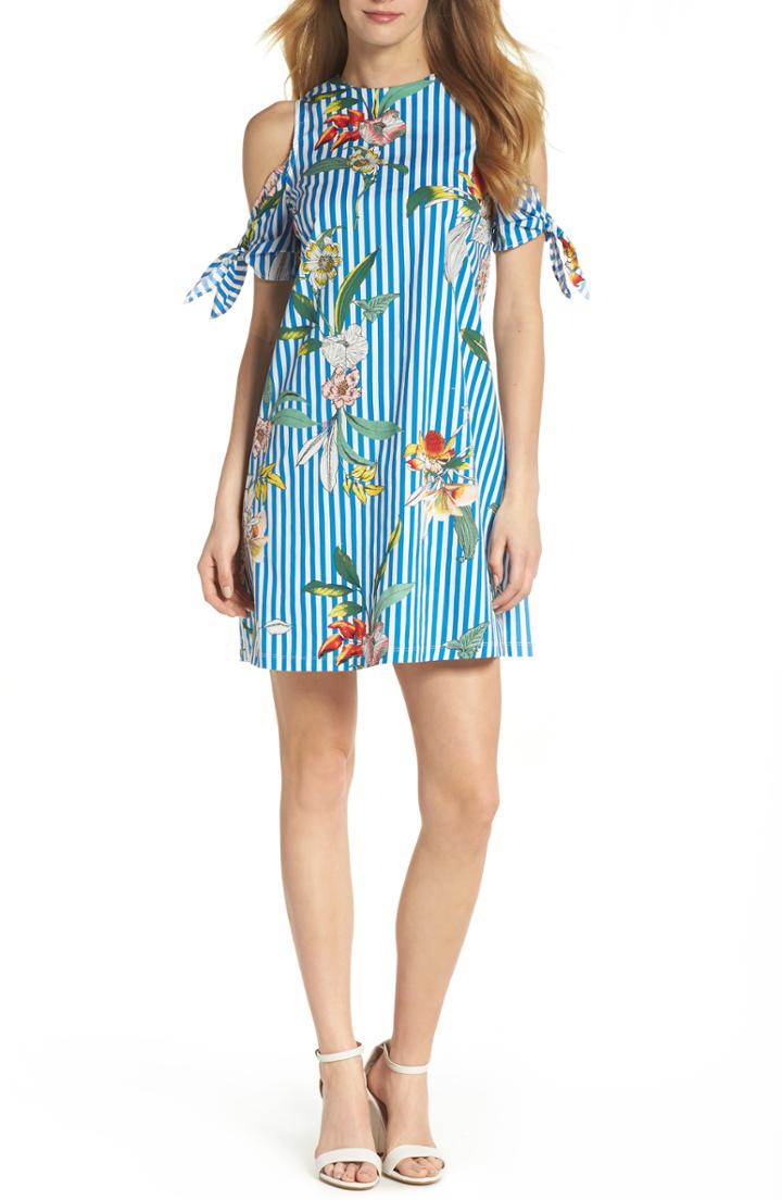 Women's Julia Jordan Cold Shoulder Shift Dress