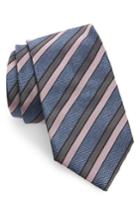 Men's Brioni Jacquard Stripe Silk Tie