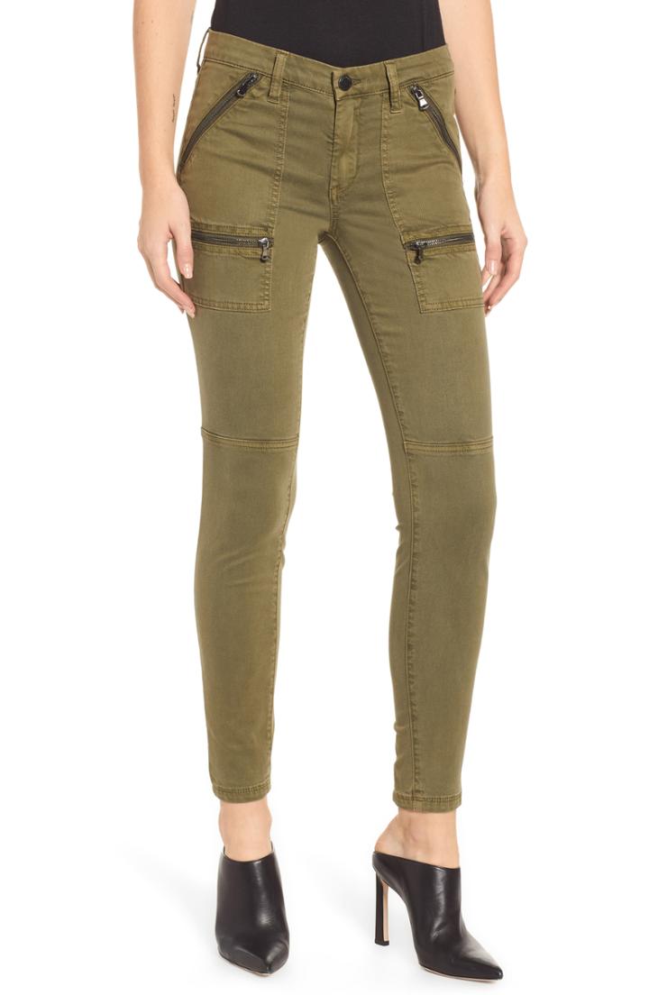 Women's Blanknyc Skinny Cargo Jeans - Green