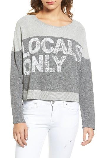 Women's Sundry Locals Only Crop Pullover