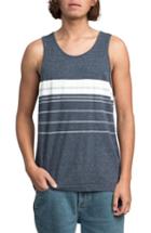 Men's Rvca Lenix Stripe Tank - Blue