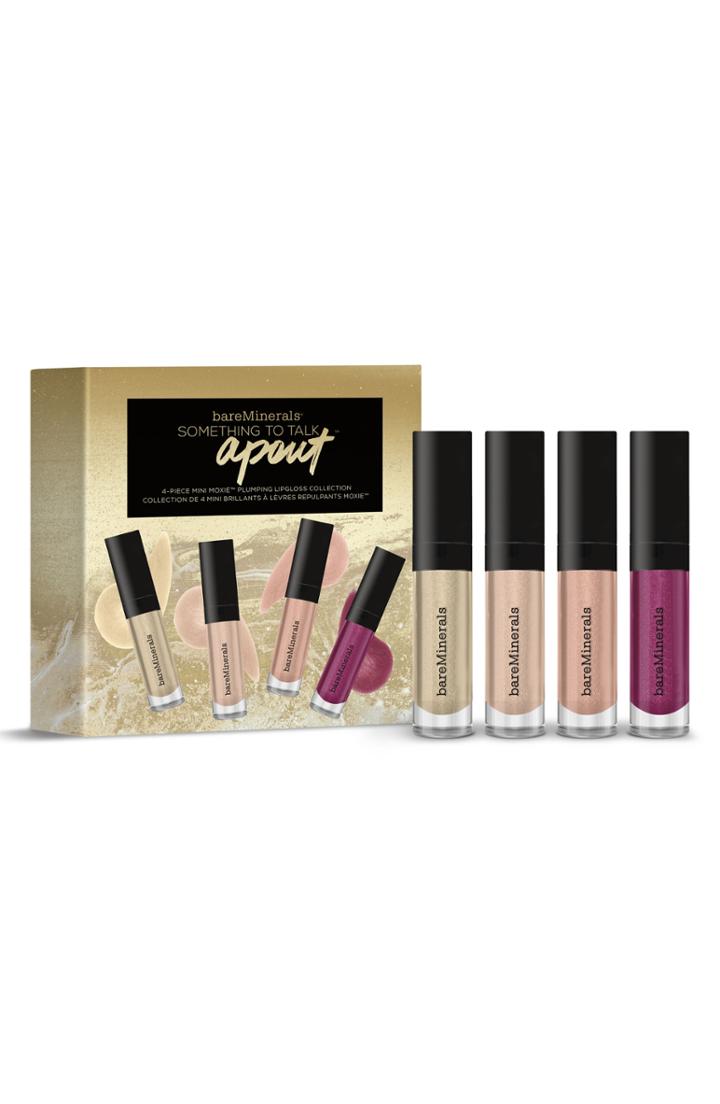 Bareminerals Four-piece Mini Moxie Plumping Lipgloss Collection -