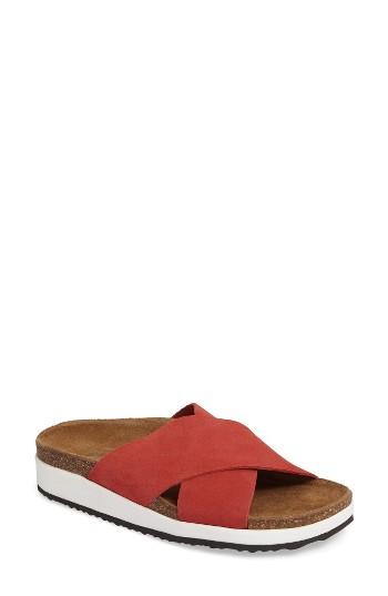 Women's Aetrex Dawn Slide Sandal Eu - Blue