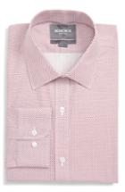 Men's Bonobos Daily Grind Slim Fit Print Dress Shirt - Pink