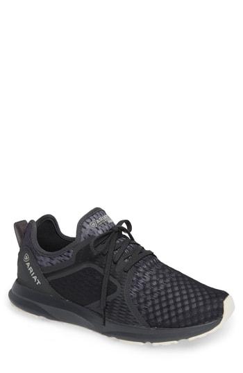 Men's Ariat Fuse Ombre Sneaker .5 M - Black