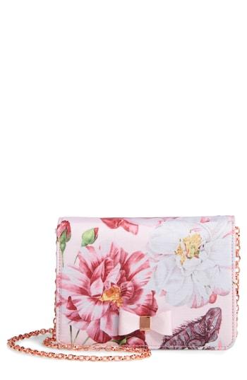 Ted Baker London Zita Mini Bow Grosgrain Evening Bag - Pink