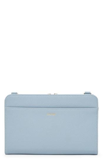 Women's Calpak Faux Leather Rfid Travel Wallet - Blue