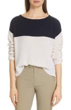 Women's Atm Anthony Thomas Melillo Colorblock Cashmere Sweater - Blue