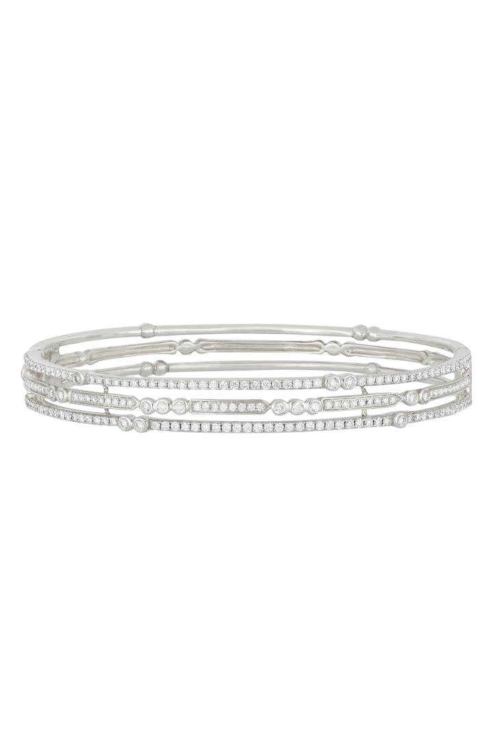 Women's Bony Levy Diamond Triple Band Bangle (trunk Show Exclusive)