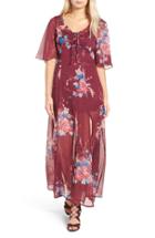 Women's Band Of Gypsies Floral Print Maxi Dress
