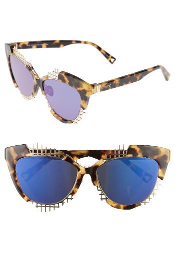 Women's Haze Voz 55mm Cat Eye Sunglasses - Tokyo Tortoise