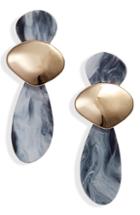 Women's Halogen Metal & Resin Triple Drop Earrings