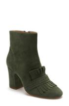 Women's Etienne Aigner Marina Fringe Bootie M - Green
