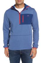 Men's Southern Tide Furrow Quarter Zip Hoodie, Size - Blue