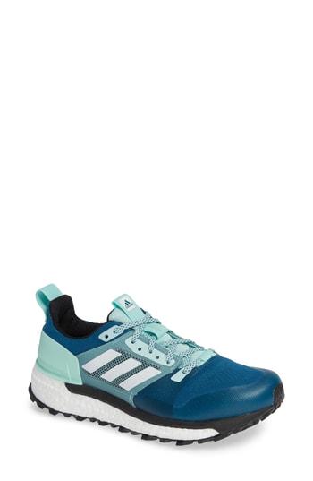 Women's Adidas Supernova Trail Running Shoe .5 M - Blue/green