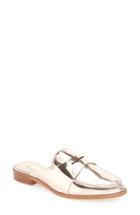 Women's Louise Et Cie Dugan Flat Loafer Mule M - Metallic