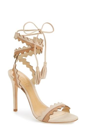Women's Schutz Lisana Wraparound Sandal .5 M - Beige