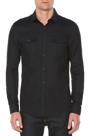 Men's Original Penguin Woven Shirt - Black