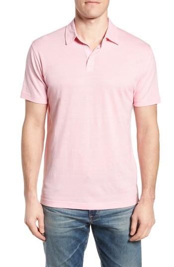 Men's Rodd & Gunn Timber Bay Linen Blend Polo - Pink