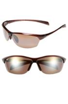 Women's Maui Jim Hot Sands 71mm Polarizedplus2 Sunglasses - Rootbeer