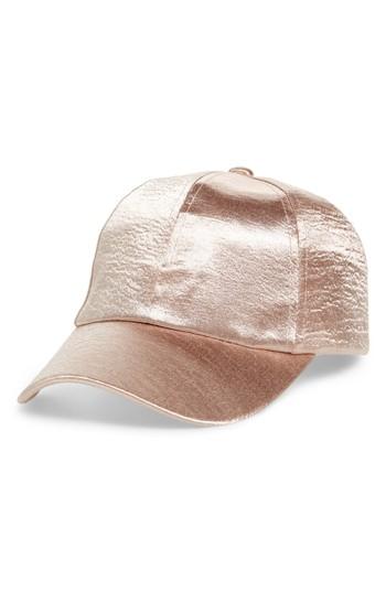 Women's Evelyn K Satin Baseball Cap -
