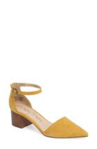 Women's Sole Society 'katarina' Block Heel Pump M - Yellow