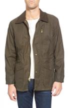 Men's Filson 'cover Cloth Mile Marker' Waxed Cotton Coat, Size - Green