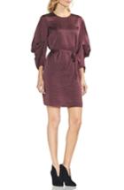 Women's Vince Camuto Geo Trinket Belted Dress - Red