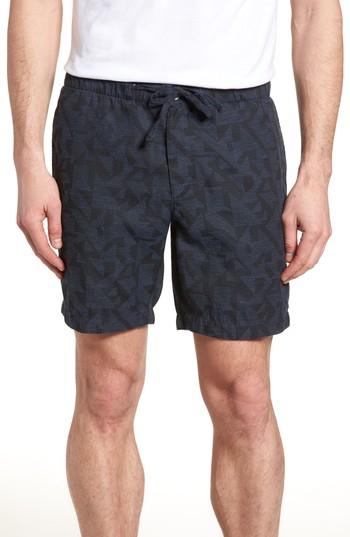 Men's Bonobos Print Beach Shorts - Blue