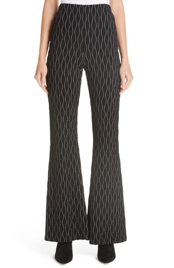 Women's Beaufille Oval Knit Flared Pants - Black