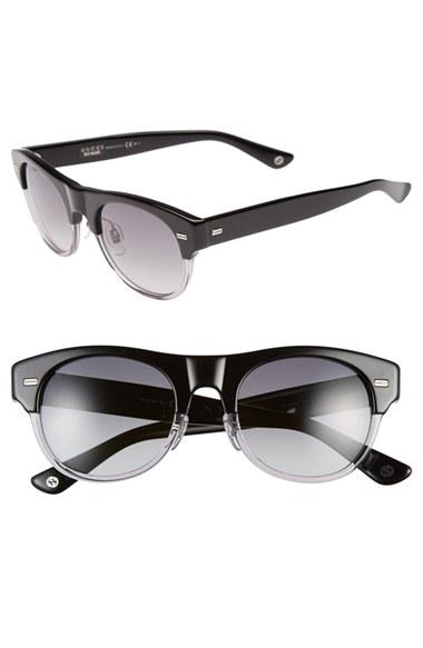Women's Gucci 'clubmaster' 51mm Retro Sunglasses -