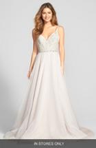 Women's Hayley Paige 'roxanne' Beaded Bodice Gown