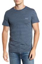 Men's Rvca Chevron Stripe T-shirt, Size - Blue