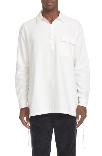 Men's Our Legacy Side Vent Flannel Shirt
