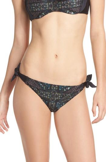 Women's Ted Baker London Unity Floral Bikini Bottoms - Black