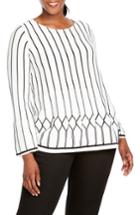 Women's Foxcroft Affina Cotton Blend Pointelle Sweater