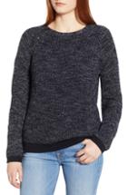 Women's Caslon Raglan Sleeve Sweater - Black