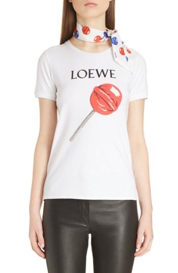 Women's Loewe Lollipop Logo Tee