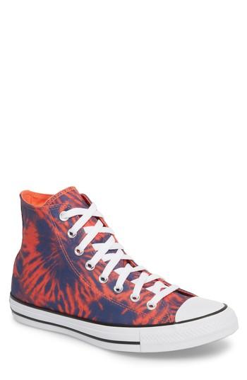 Men's Converse Chuck Taylor All Star Tie Dye High Top Sneaker M - Pink