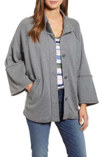Women's Calson French Terry Swing Jacket - Grey