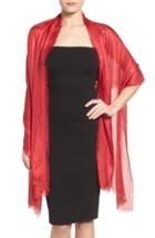 Women's Echo 'radiance' Eyelash Fringe Wrap, Size - Red