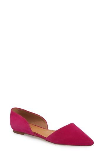 Women's Halogen Maisy D'orsay Flat M - Pink