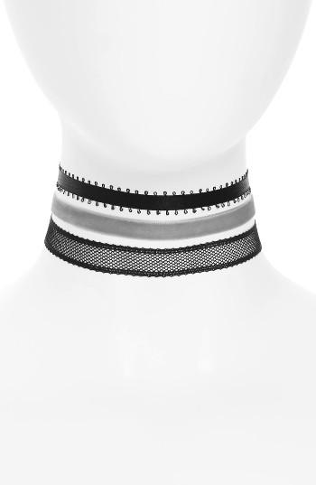 Women's Topshop 3-pack Fabric Chokers