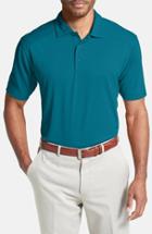 Men's Cutter & Buck 'genre' Drytec Moisture Wicking Polo, Size - Blue/green (online Only)