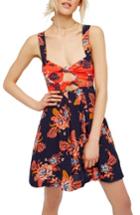 Women's Free People Baby It's You Minidress - Blue