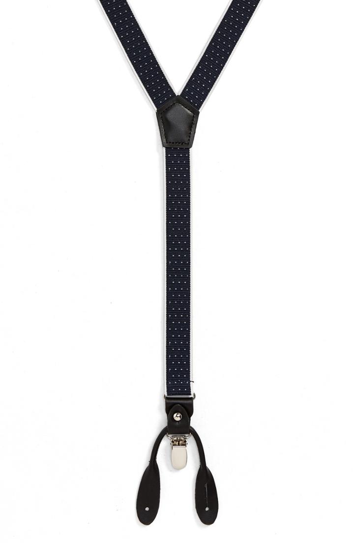 Men's Nordstrom Men's Shop Border Dot Suspenders