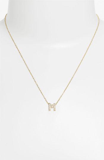 Nadri Initial Pendant Necklace M -