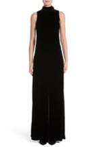 Women's Lafayette 148 New York Yana Velvet Dress, Size - Black
