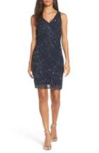 Women's Pisarro Nights Beaded Sheath Dress - Blue